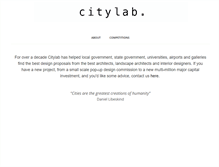 Tablet Screenshot of citylab.com.au